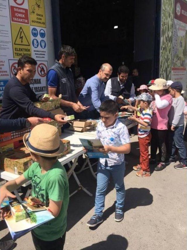 Öğrenciler Melikgazi Geri Dönüşüm Tesislerini Ziyaret Etti 2