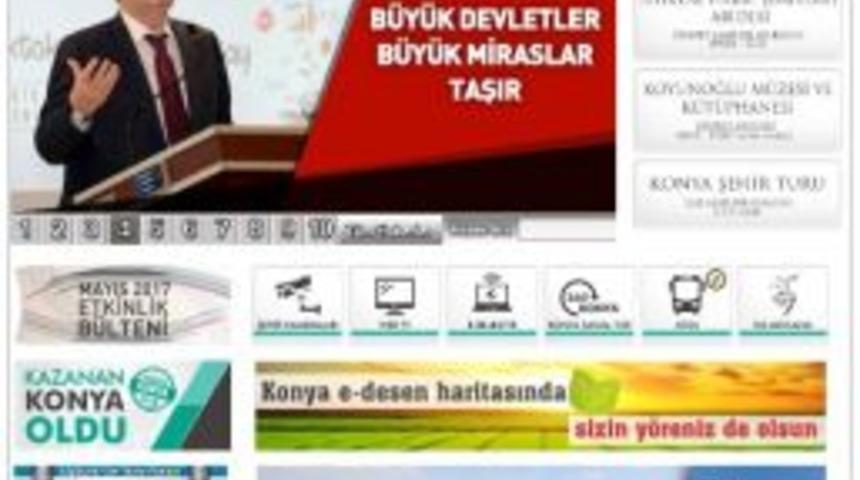 Konya B&uuml;y&uuml;kşehir&rsquo;in Web Siteleri G&uuml;nde 220 Bin Kez Ziyaret Ediliyor