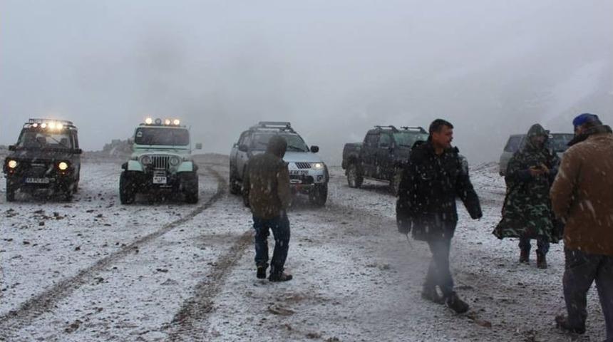 Malatya&rsquo;da Mayıs Ortasında Kar S&uuml;rprizi