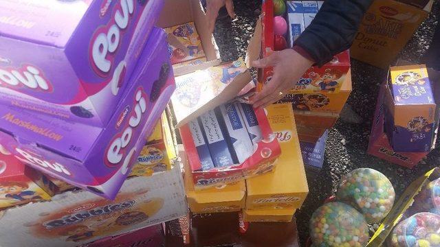 Kars’ta 3 Bin Paket Kaçak Sigara Ele Geçirildi