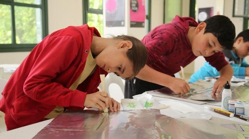 Misili &Ccedil;ocuklar Nil&uuml;fer Sanat &Ccedil;alıştayı&rsquo;nda