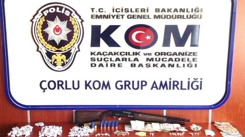 Tekirdağ&rsquo;da Uyuşturucu Ticareti Yaptığı İddiasıyla 6 Kişi Tutuklandı