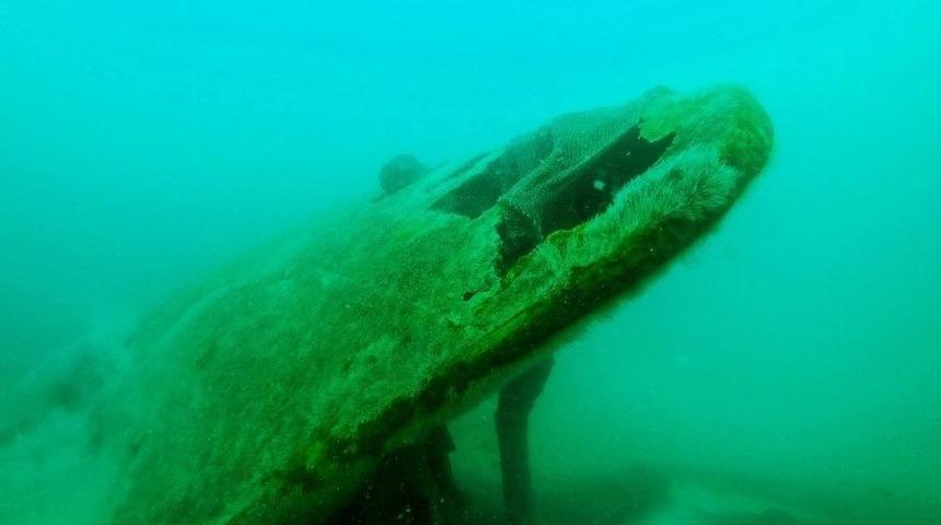 2. D&uuml;nya Savaşı Sonunda Batırılan Alman Denizaltısı İşte B&ouml;yle G&ouml;r&uuml;nt&uuml;lendi.