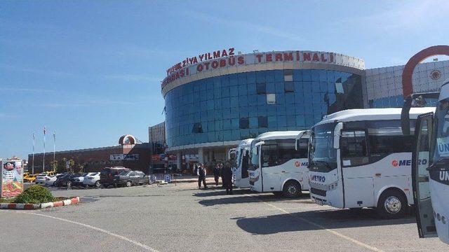 Samsun Otobüs Terminalinde Bomba Paniği