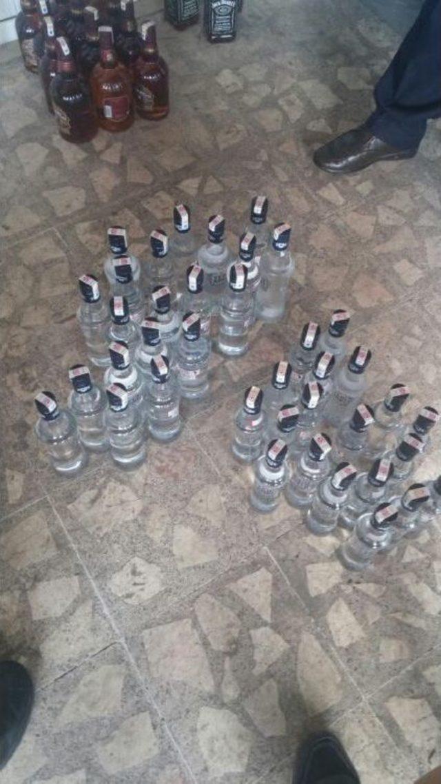 Zonguldak ta Kaçak Içki Satan Market Sahibine Gözaltı 1