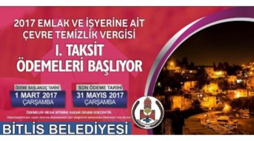 Bitlis Belediyesinden Borç Hatırlatması
