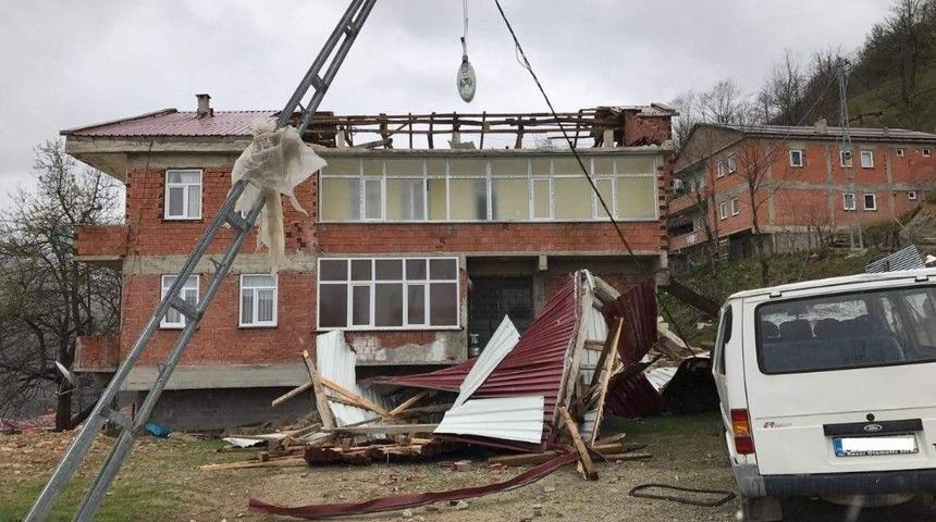 Trabzon’da 23 Nisan’daki Şiddetli Fırtınanın Hasar Tespit Çalışmaları Tamamlandı