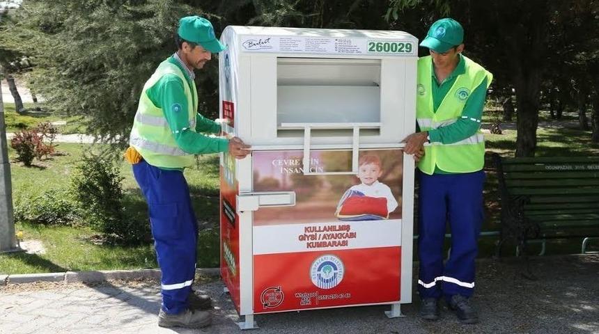 Odunpazarı&rsquo;ndan Yeni &Ccedil;evreci Proje &rsquo;giysileriniz &Ccedil;&ouml;pe Gitmesin&rsquo;