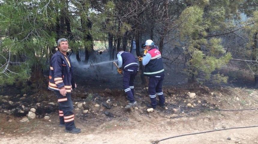 Denizli&rsquo;de Orman Yangını