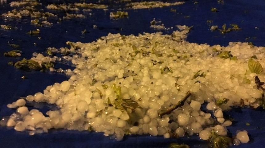 Sinop&rsquo;ta Dolu Yağışı