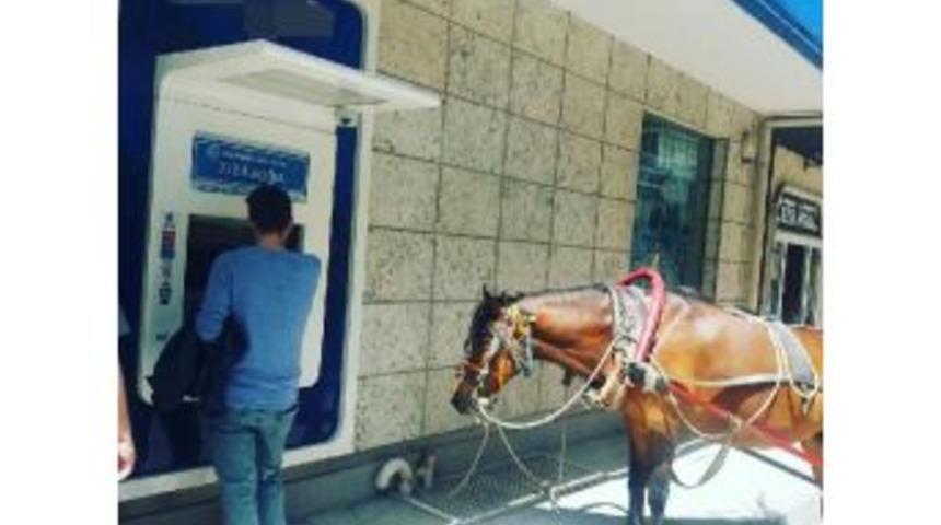 Atm&rsquo;Den Para &Ccedil;ekmeye Atıyla Geldi