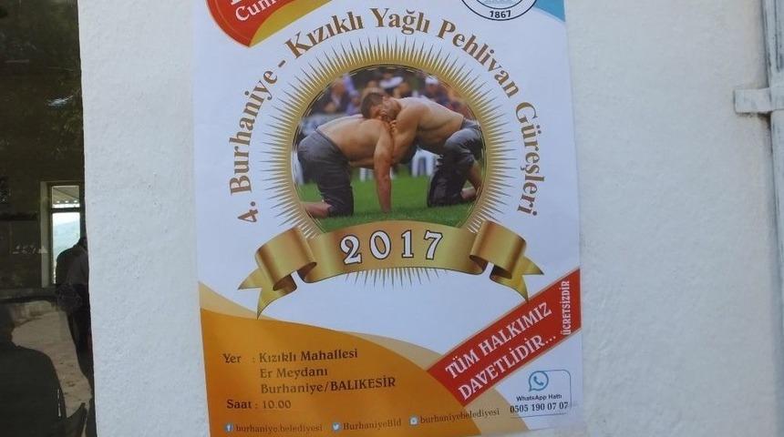 Burhaniye&rsquo;de Kızıklı G&uuml;reşleri Cumartesi G&uuml;n&uuml; Yapılacak