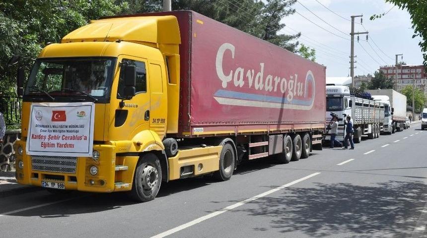 Diyarbakır&rsquo;dan El-bab Ve Cerablus&rsquo;a 3 Tır Yardım