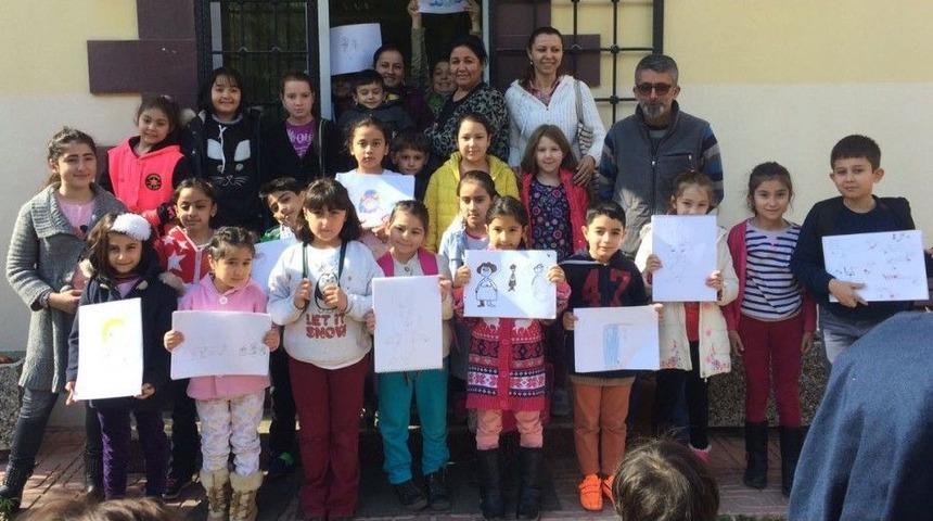 Milas&rsquo;ta Minik Karikat&uuml;ristlerin Eserleri G&ouml;r&uuml;c&uuml;ye &Ccedil;ıkıyor