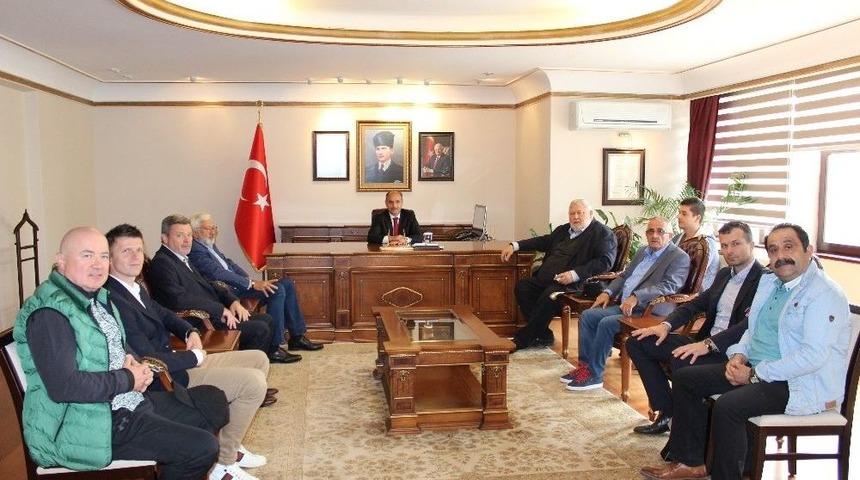Kardemir Karab&uuml;kspor&rsquo;dan Vali Aktaş&rsquo;a Ziyaret