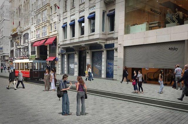 İstiklal Caddesi Çalışmaların Ardından Böyle Olacak