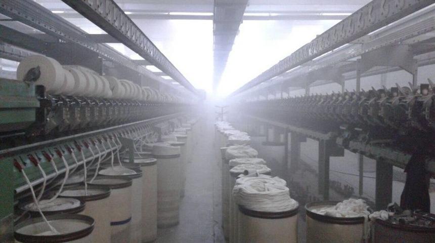 İplik Fabrikasında Korkutan Yangın