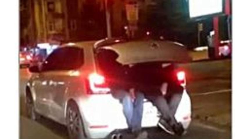 Kayseri Trafiğinde İlgin&ccedil; G&ouml;r&uuml;nt&uuml;