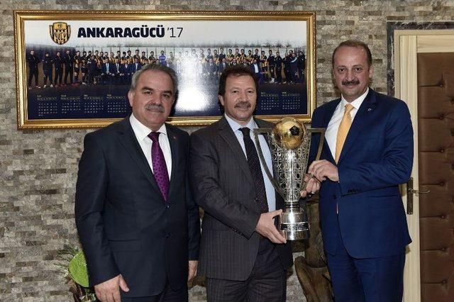 Başkan Akgül’den Ankaragücü’ne Ziyaret