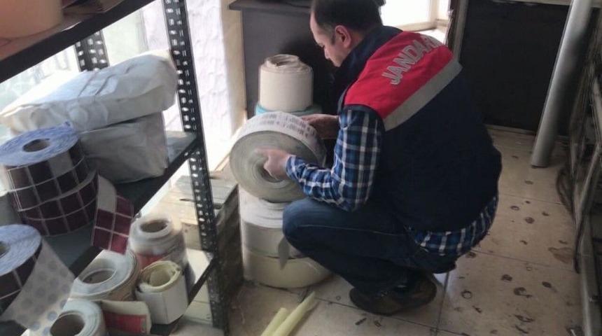 Jandarmadan Sahtecilere Eş Zamanlı Operasyon