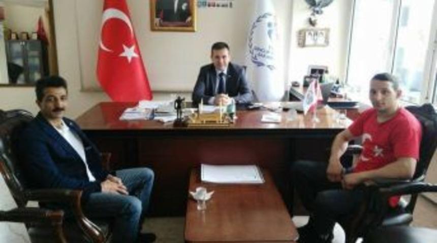 Milli Sporcudan Karayılmaz&rsquo;a Ziyaret