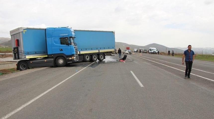 Bingöl’de Trafik Kazası: 1 Ölü