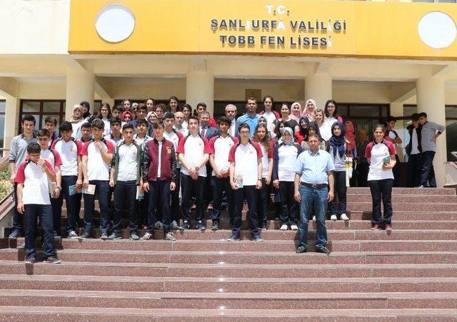 Başkan Demirkol Tobb Fen Lisesi Öğrencileriyle Buluştu