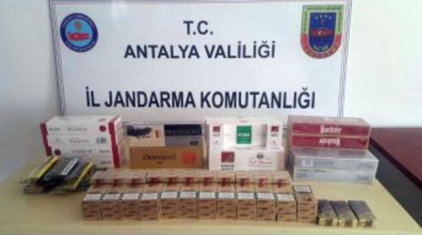 Antalya&rsquo;da Ka&ccedil;ak Sigara Operasyonu