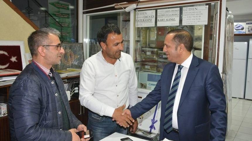 Başkan Toltar Esnafı Ziyaret Etti
