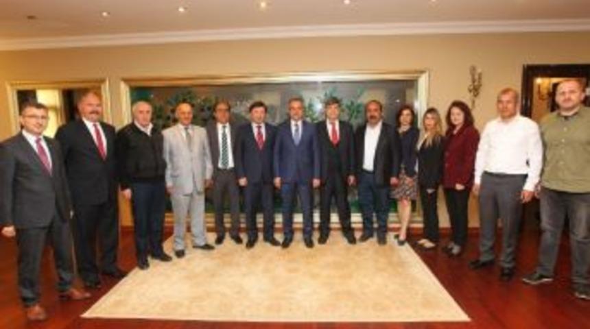 S&uuml;r&uuml;c&uuml; Kurslarının Y&ouml;neticileri Başkan K&ouml;şker&rsquo;i Ziyaret Etti