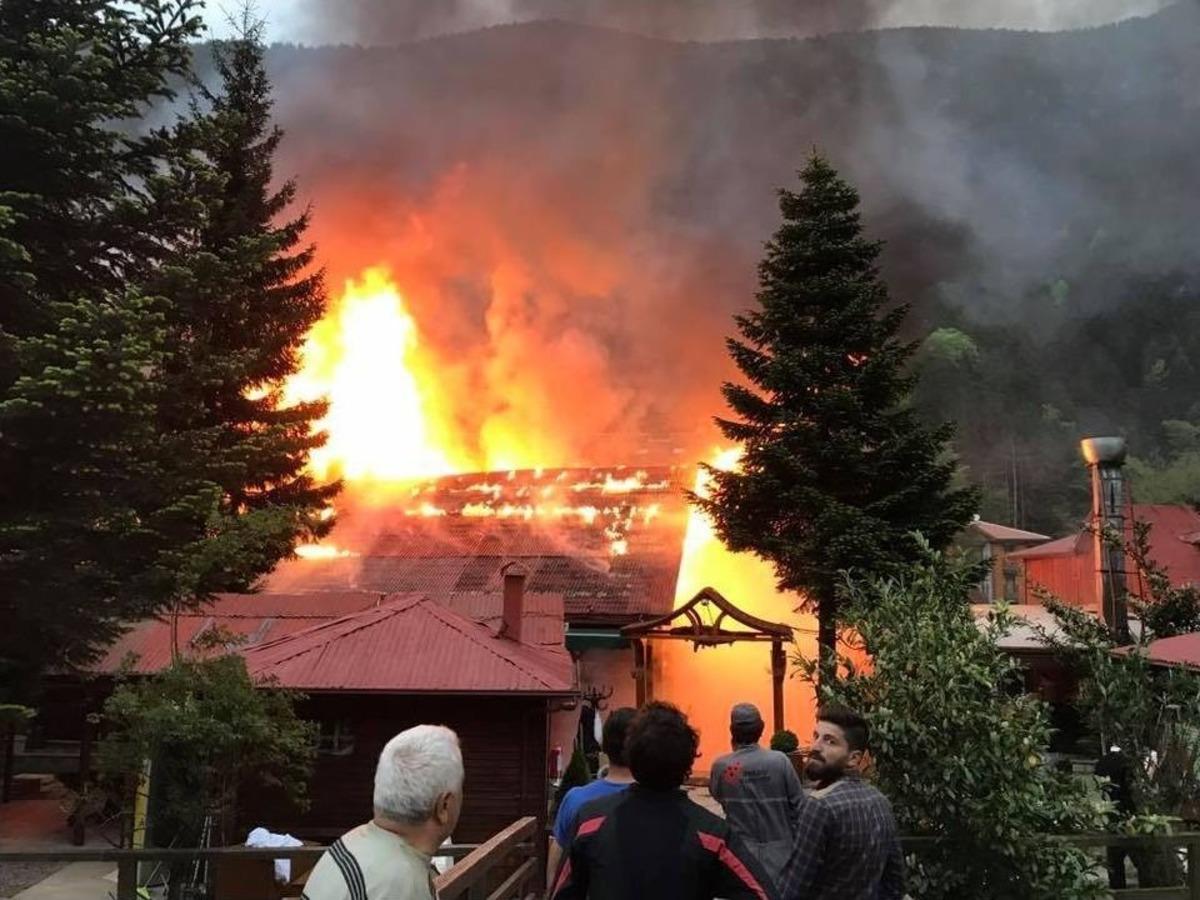 Uzung&ouml;l&rsquo;de Yangın