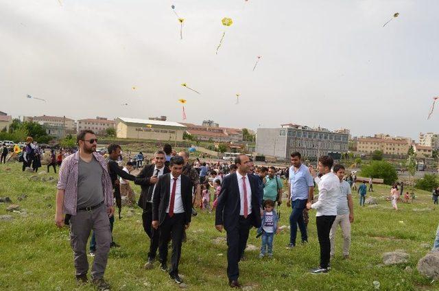 İdilde Uçurtma Etkinliğine Yoğun İlgi