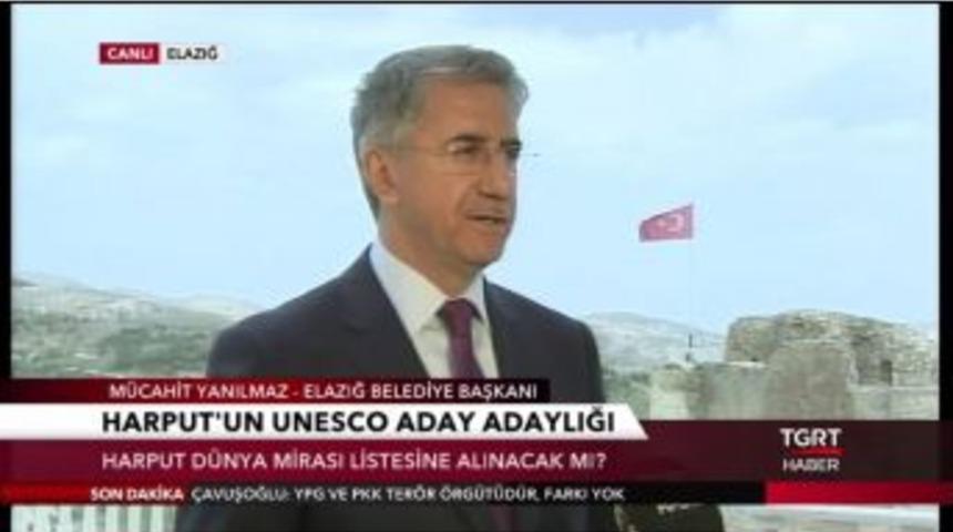 Başkan Yanılmaz, Harput&rsquo;un Unesco Yolculuğunu Tgrt Ekranlarında Anlattı