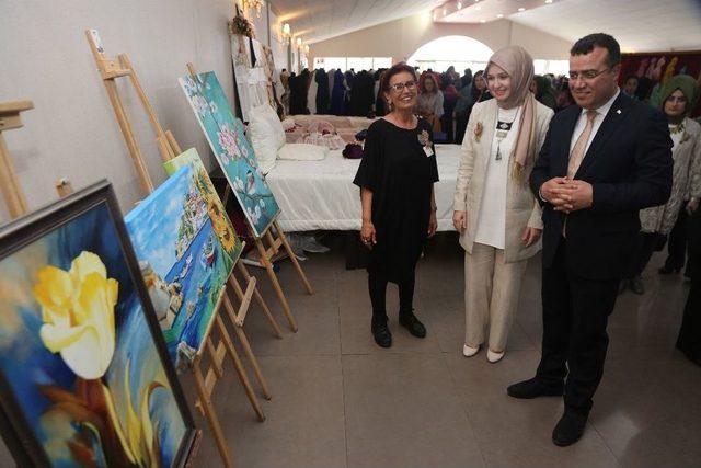 Atakum&rsquo;da Kadınlar El Emeklerini Sergiledi 2