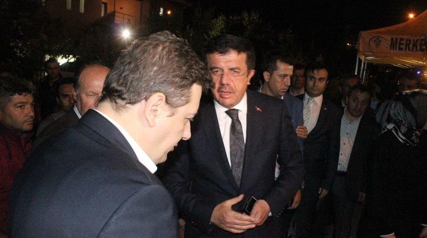 Bakan Zeybekci Kazada Hayatını Kaybeden Başsavcının Ailesini Ziyaret Etti