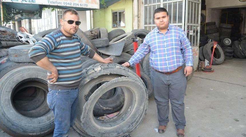 Lastik Şişirirken Canından Oluyordu