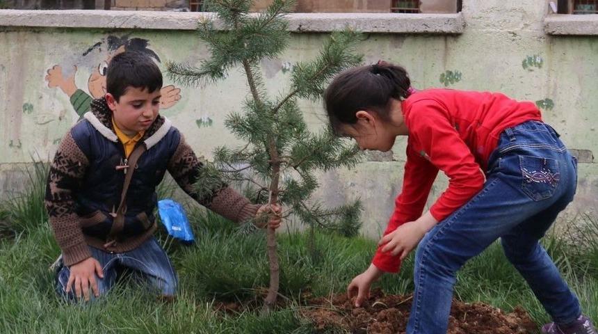 Bitlis’te Fidan Dikimi