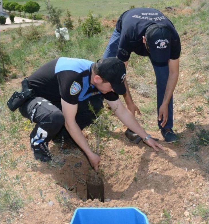 Özel Gençler Polis Ormanında Fidan Dikti G3