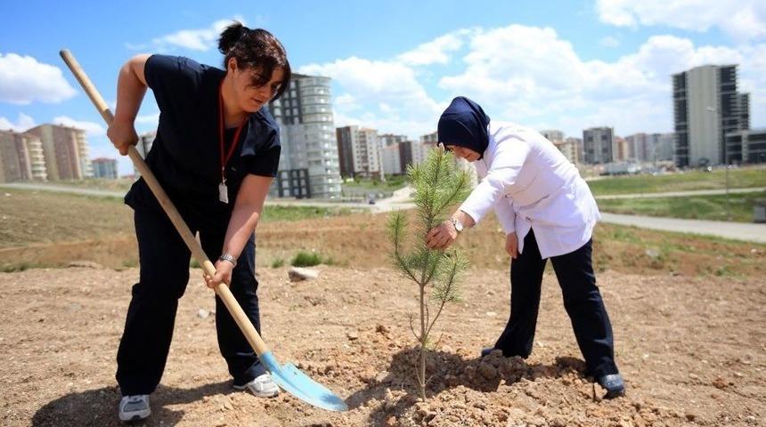 Yenimahalle Belediyesinden Hemşirelere Yeşil Jest