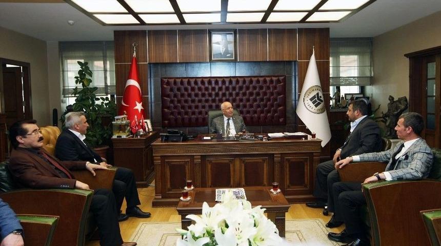 Asemkom&rsquo;dan Başkan Fethi Yaşar&rsquo;a Ziyaret