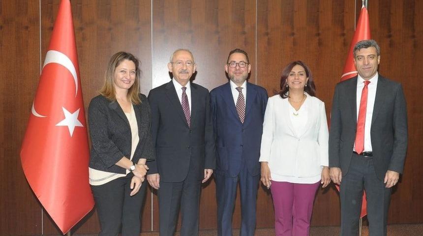 Kılı&ccedil;daroğlu, Avrupa Sosyalist Ve Demokratlar Grubu Başkanı Başkanı Pittella İle G&ouml;r&uuml;şt&uuml;