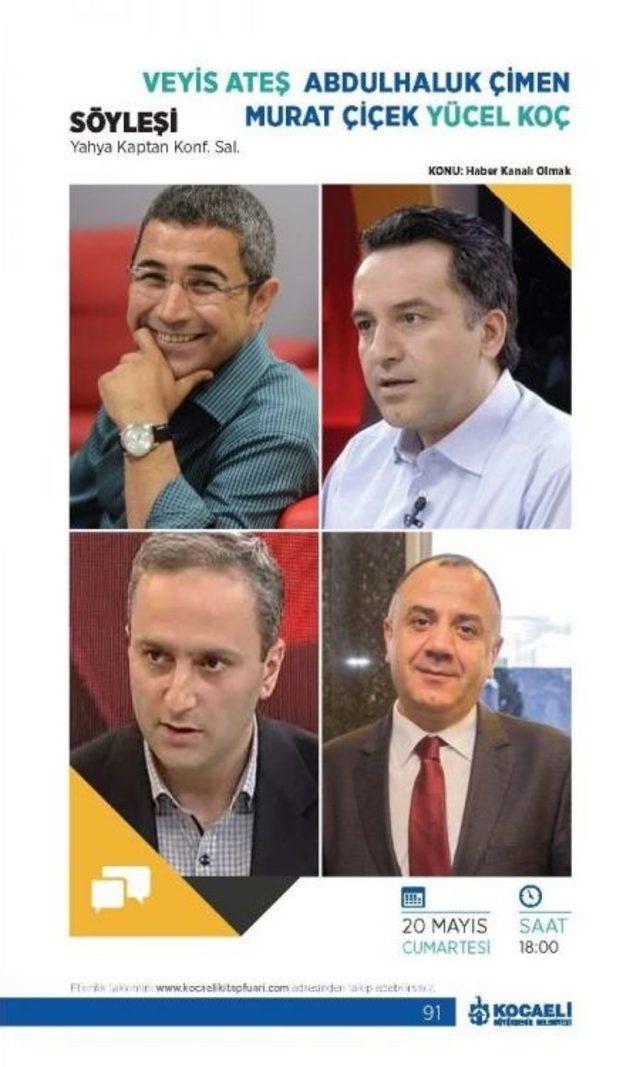 Ulusal Medyada Habere Y&ouml;n Verenler Kocaeli Kitap Fuarı&rsquo;nda 1