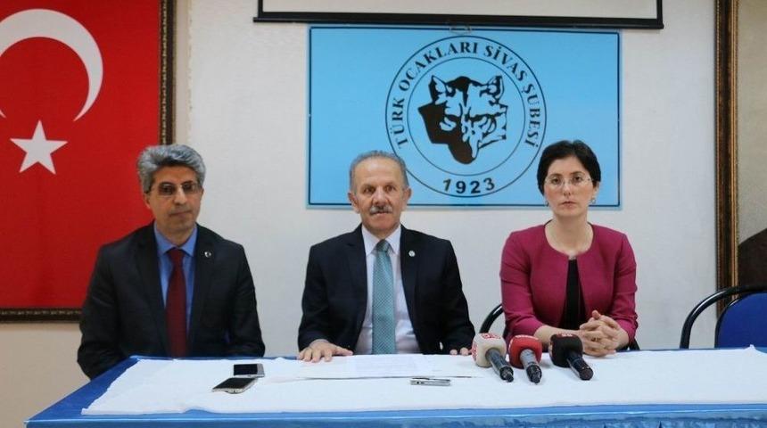 T&uuml;rk Ocakları Sivas Şubesi&rsquo;nden Atat&uuml;rk&rsquo;e Hakarete Tepki