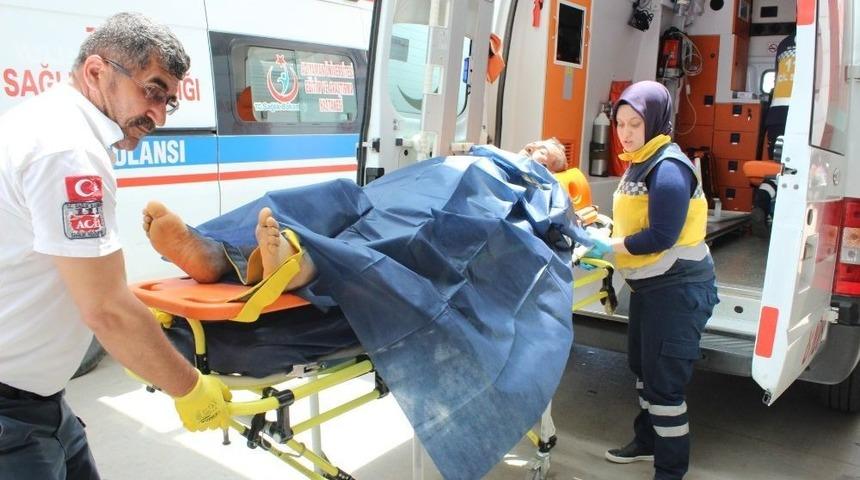 Elektrik Akımına Kapılan İnşaat İş&ccedil;isi Yaralandı