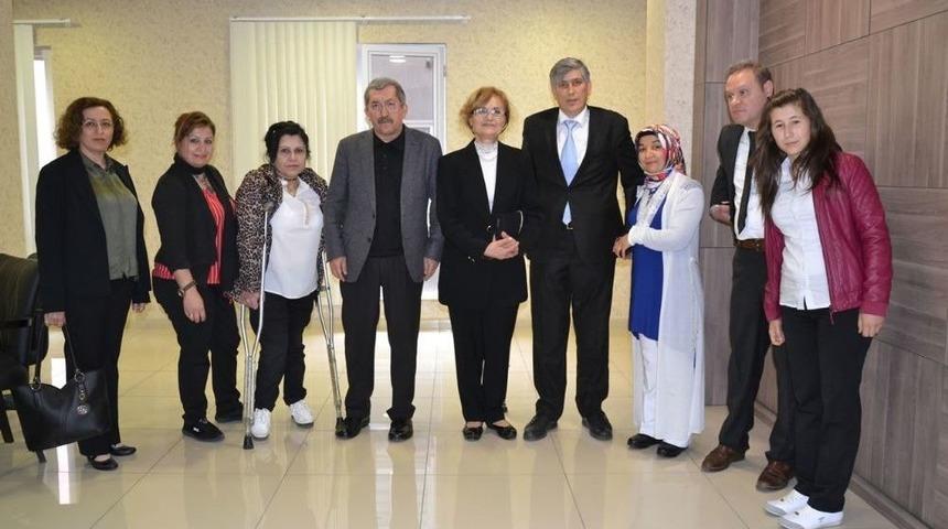 Engellilerden Başkan Vergili&rsquo;ye Ziyaret
