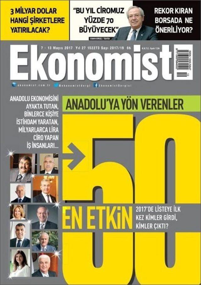 Y&uuml;celik, &ldquo;anadolu&rsquo;nun En Etkin 50 İş İnsanı&rdquo; Araştırması Listesinde 46. Sırada Yer Aldı 2