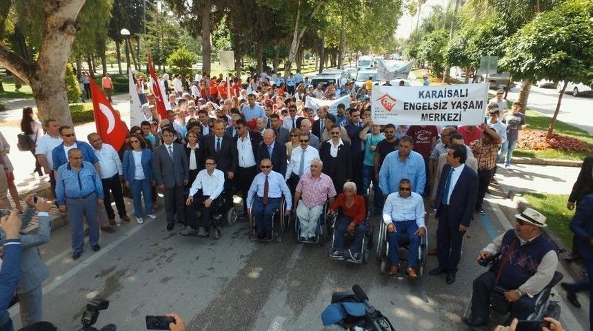 Başkan S&ouml;zl&uuml; Engelli Farkındalığı İ&ccedil;in Y&uuml;r&uuml;d&uuml;