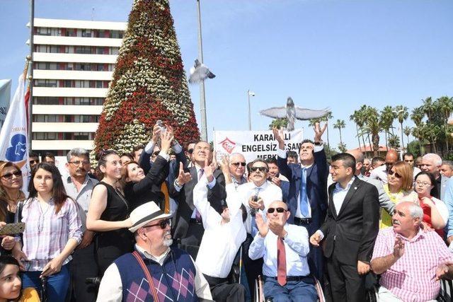 Başkan Sözlü Engelli Farkındalığı İçin Yürüdü 1