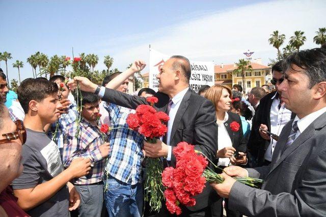 Başkan Sözlü Engelli Farkındalığı İçin Yürüdü 2