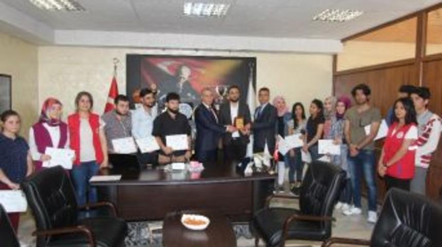 B&ouml;lge Birincilerinden M&uuml;d&uuml;r Arkaaltı&rsquo;ya Ziyaret